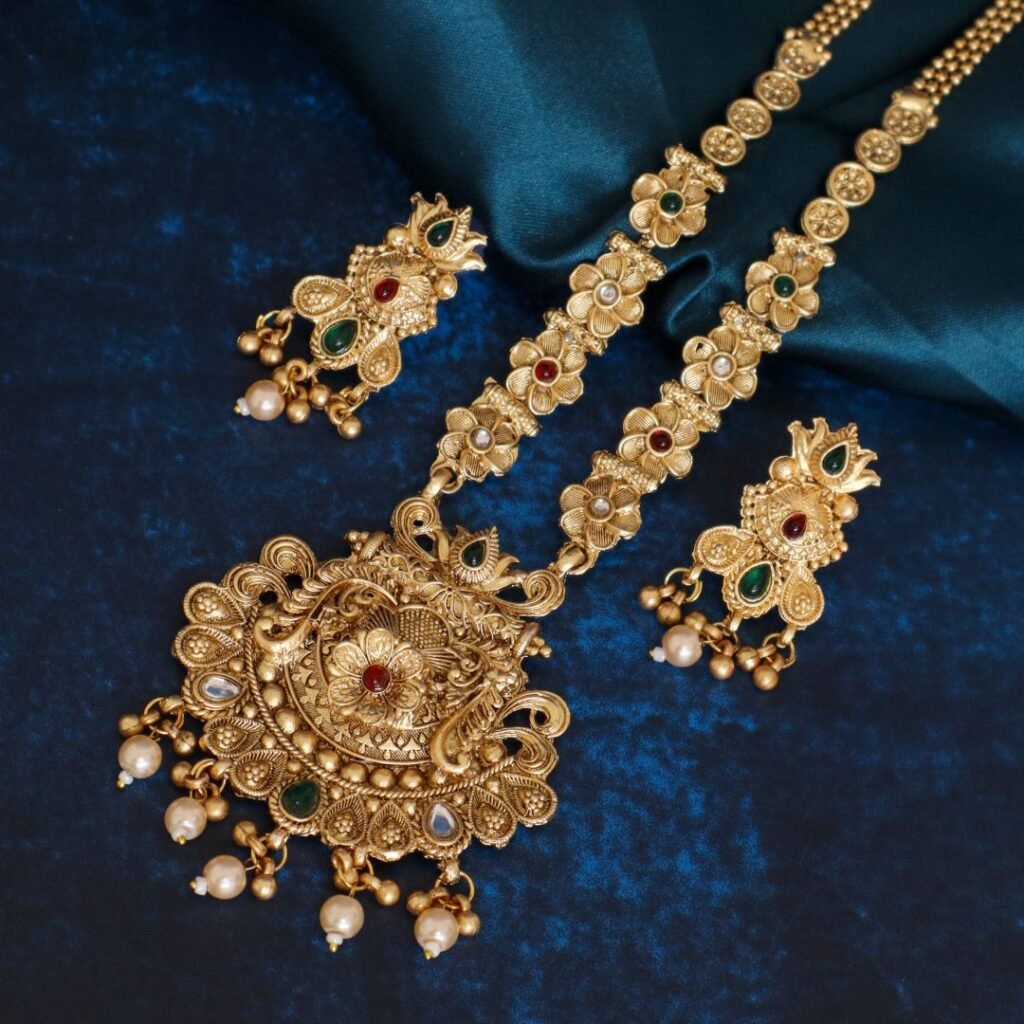 Best Antique Jewellery Set With Earrings For Women & Girls