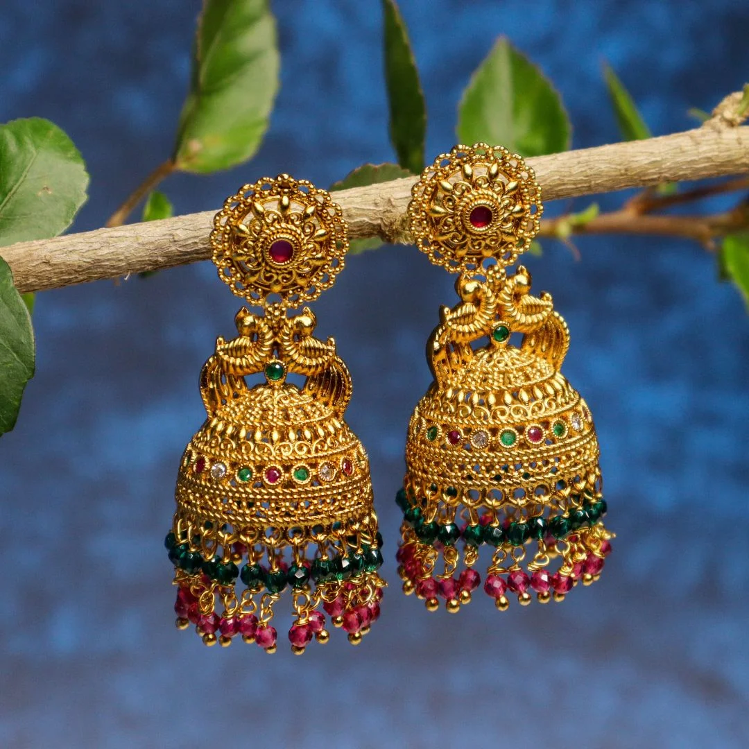 Gold Plated Jhumka Vivah Special