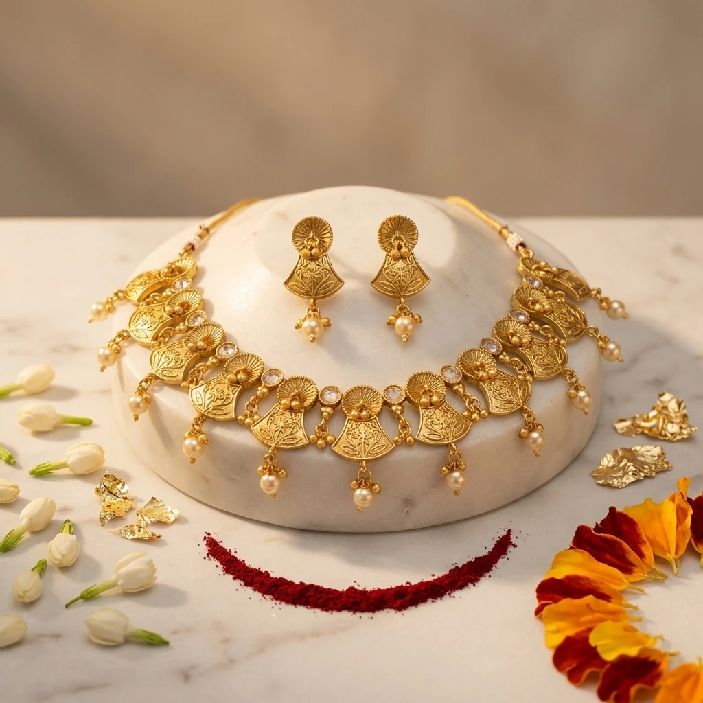 Best Gold Plated Necklace Set