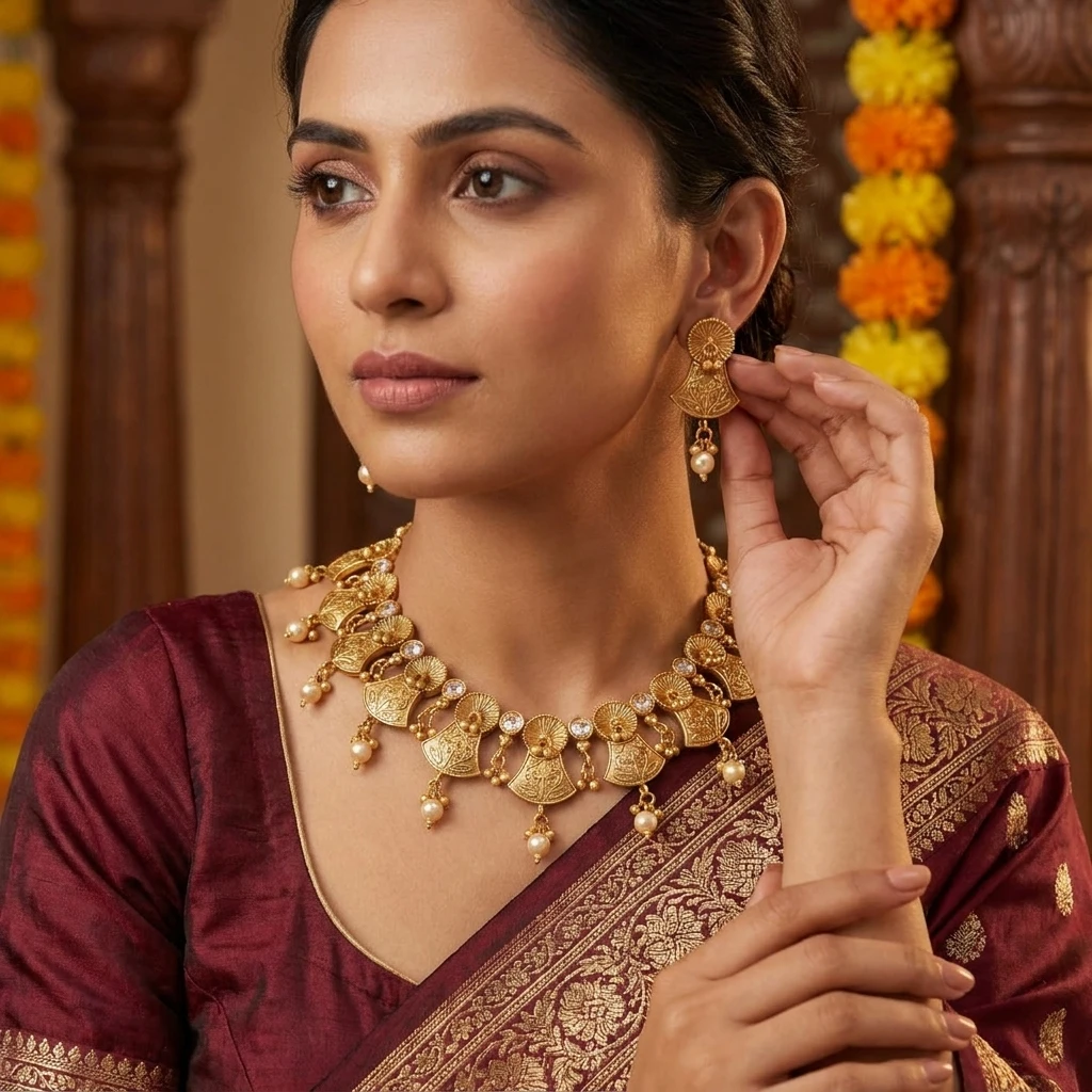 Best Gold Plated Necklace Set