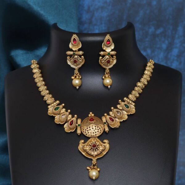 Best Gold Plated Necklace Set VSNEC009