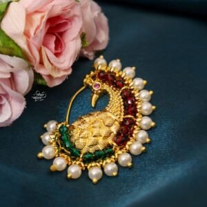 Traditional Maharashtrian Gold Plated Nath VSNATH 001