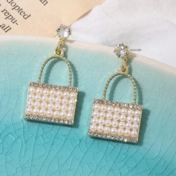 Celebrity Inspired Gold Plated Earrings Combo for Girls and Women (bag stud earring)