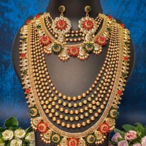 Full size peshwai bridal jewellery set