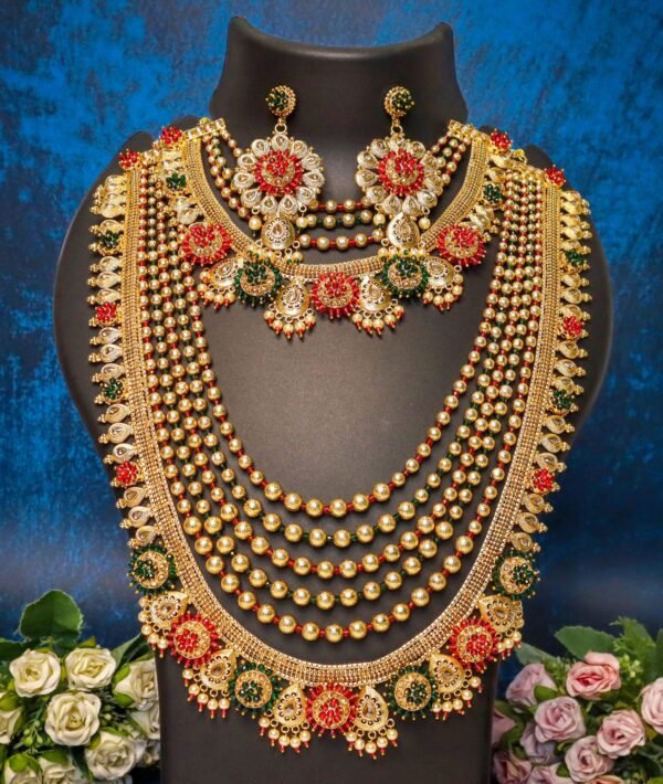 Full size peshwai bridal jewellery set