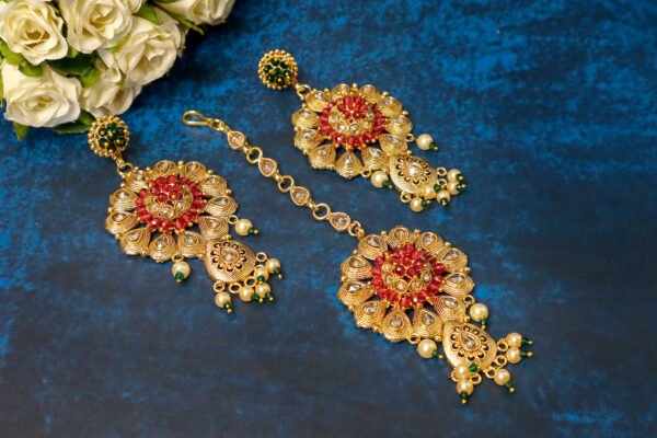 Full size peshwai bridal jewellery set