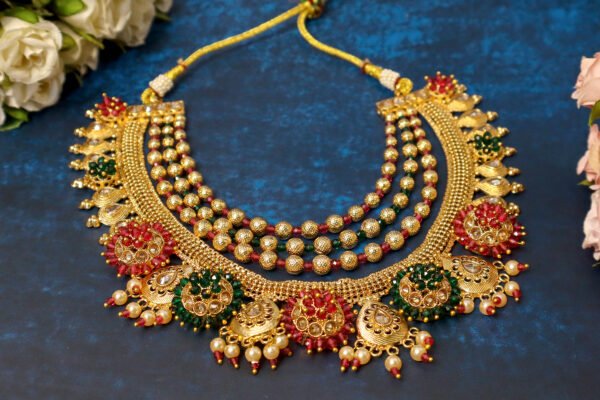 Full Size Peshwai Bridal Jewellery Set - Image 3