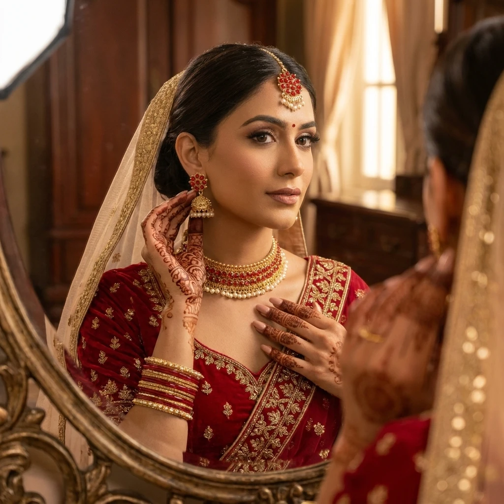 Gold Plated Red Choker