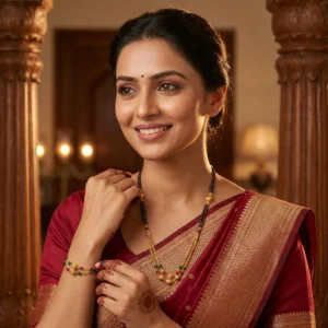 18in mangalsutr and hand mangalsutra combo