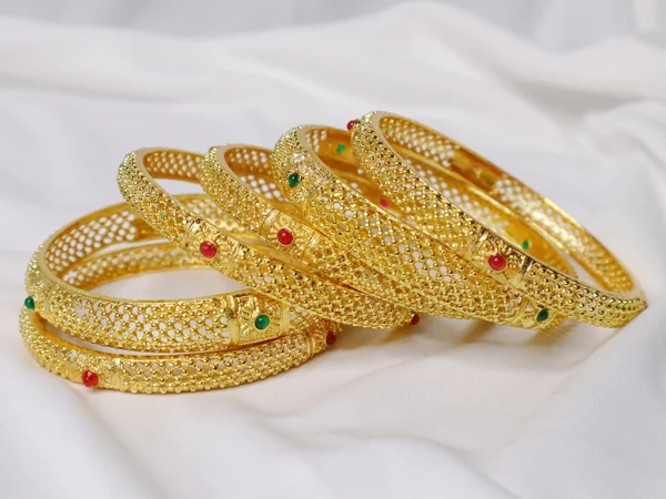 Gold Plated Bangle Set Pack of 6