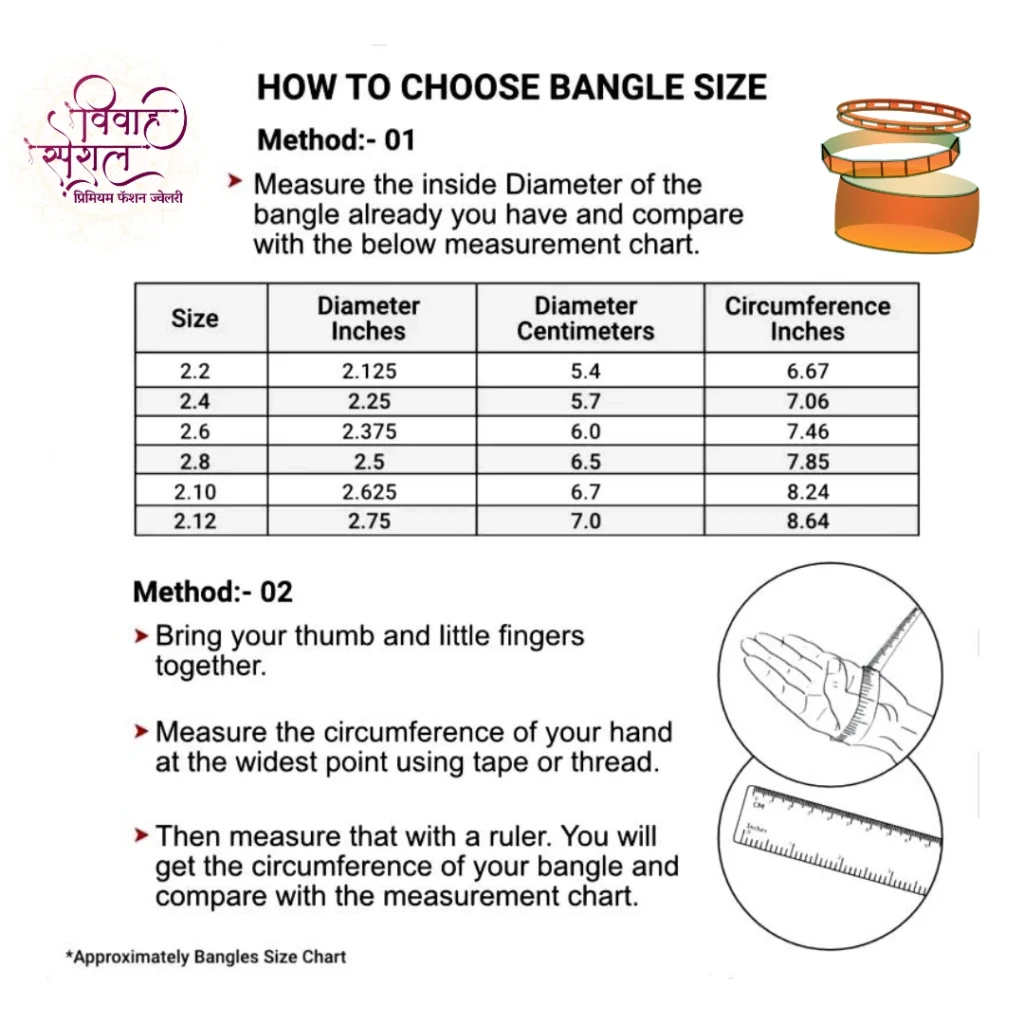 Bangles Size