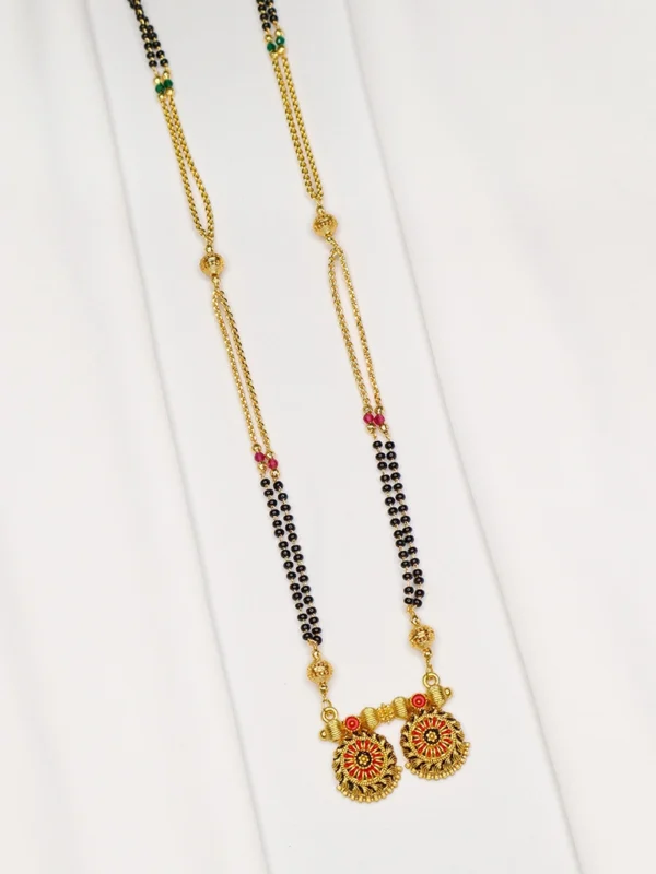 Gold Plated Mangalsutra 36 in - Image 2