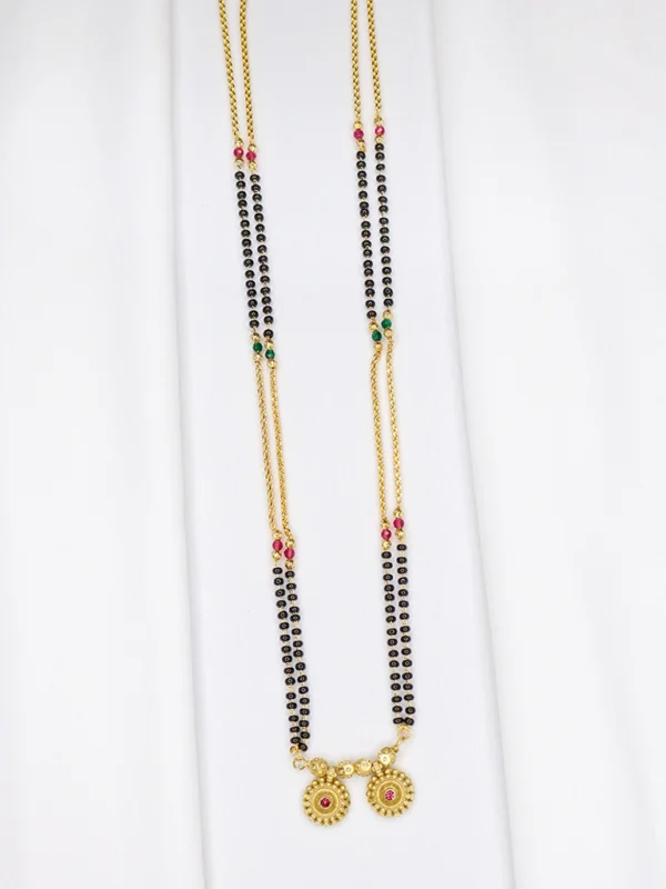 Gold Plated Mangalsutra 36 inch