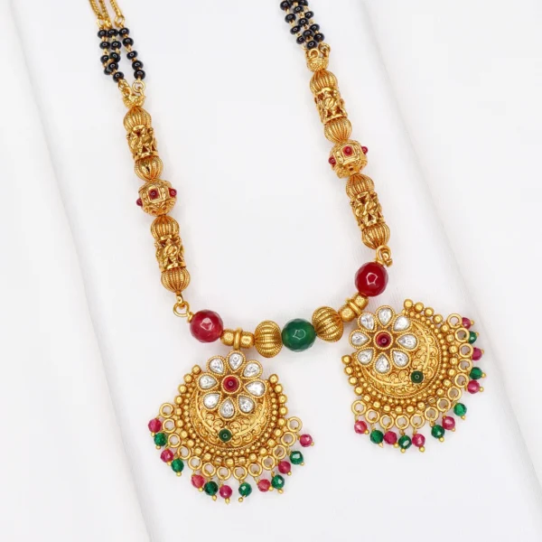 Matte finish Gold Plated Mangalsutra